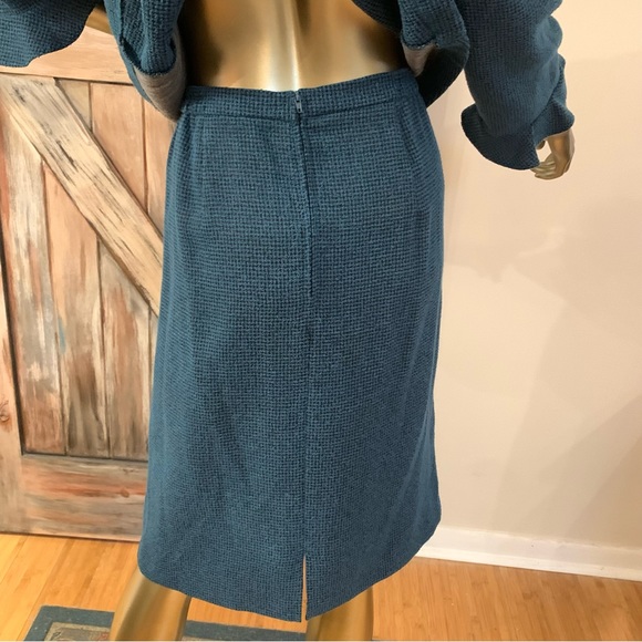 Jacket (Teal & Black hounds tooth)  Size 14P - Picture 10 of 15